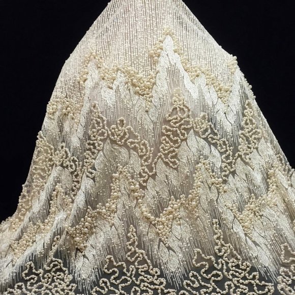 Fabric Other - Stunning Embellished Tulle Fabric
